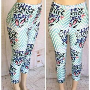 Legging Capri Summer Beach